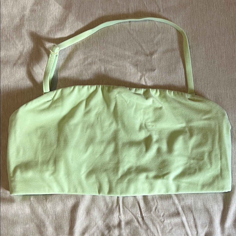 Buffbunny Lime Strapless Bandeau Top